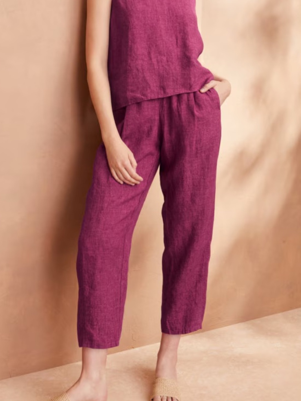 Delave Linen Lantern Pant - Picture 3 of 4